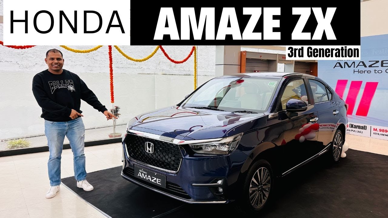 New 3rd Generation Honda Amaze ZX Walkaround | In English | Auto Quest