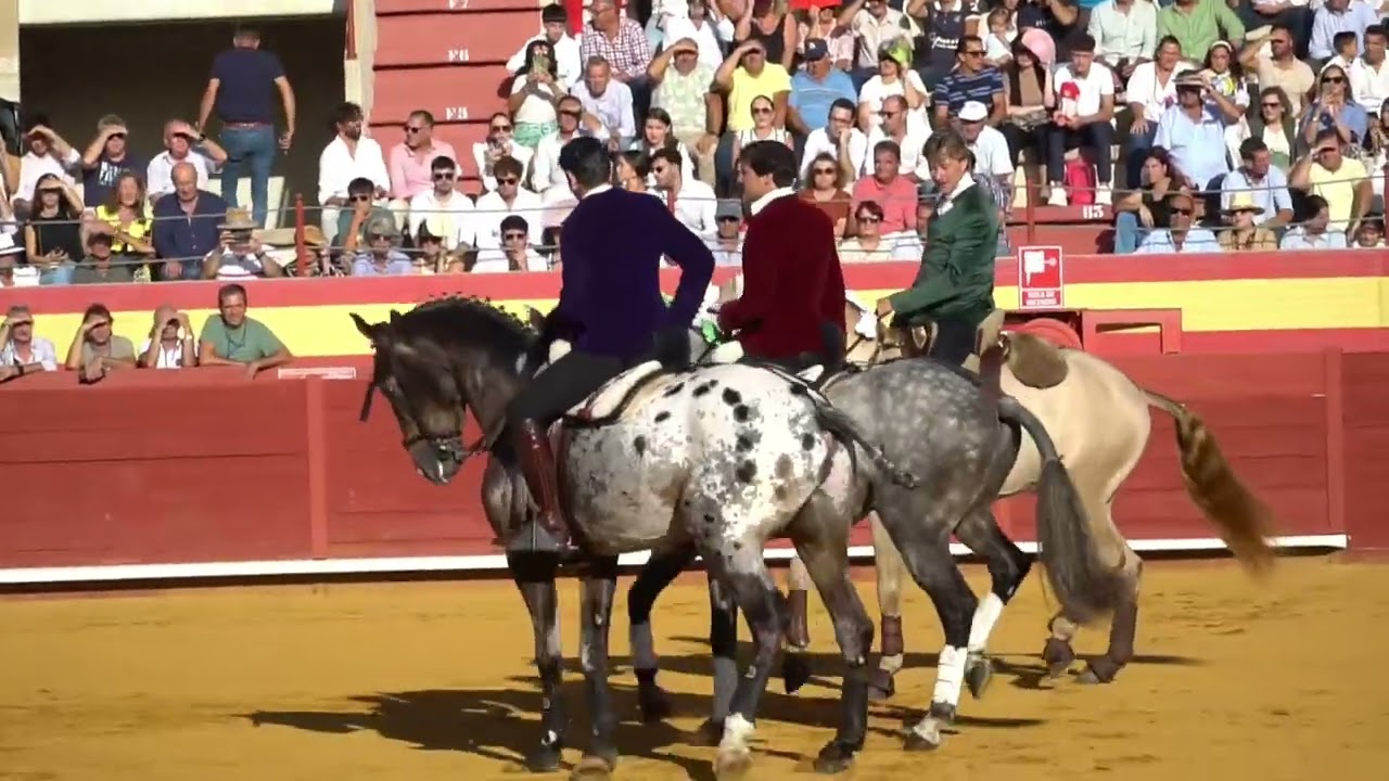 PASEILLO CABALLOS DE REJONEO | Diego Ventura Rui Fernandes Andrés Romero I Palos de la Frontera 2024