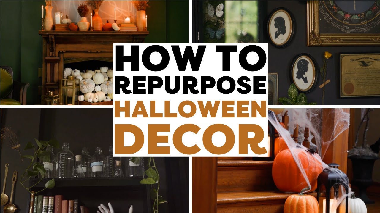 How To Creatively Repurpose Last Year's Halloween Decorations! 👻 🕸️ | HGTV Handmade