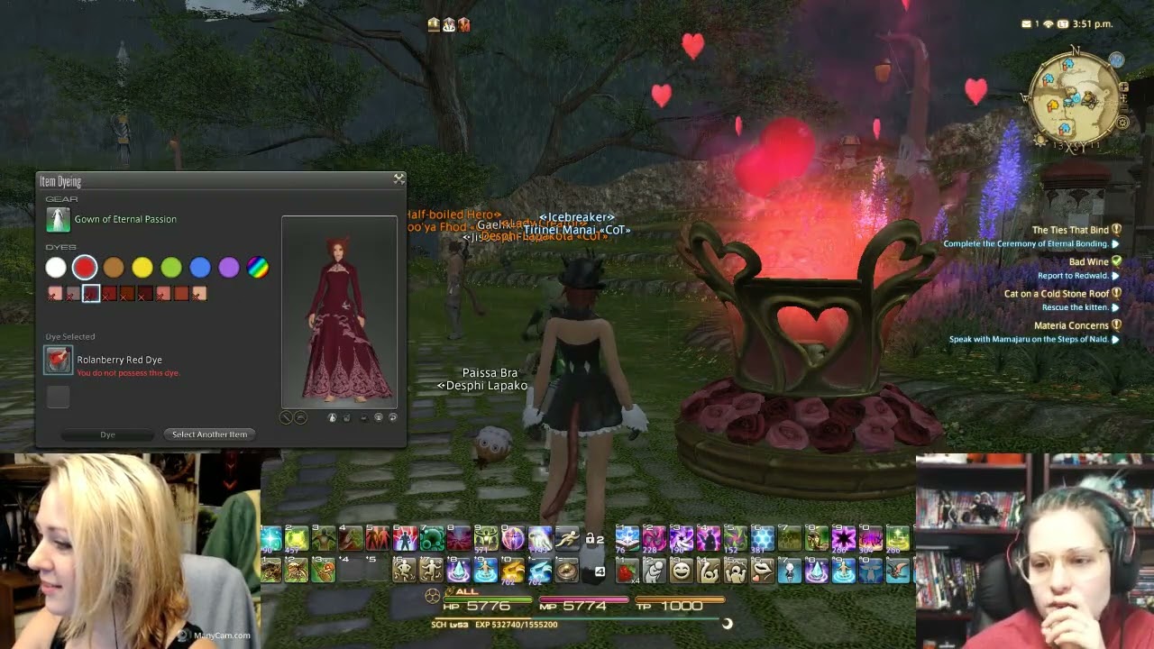 FFXIV Ceremony of Eternal Bonding: Dodger + Tirinei - Getting Ready!