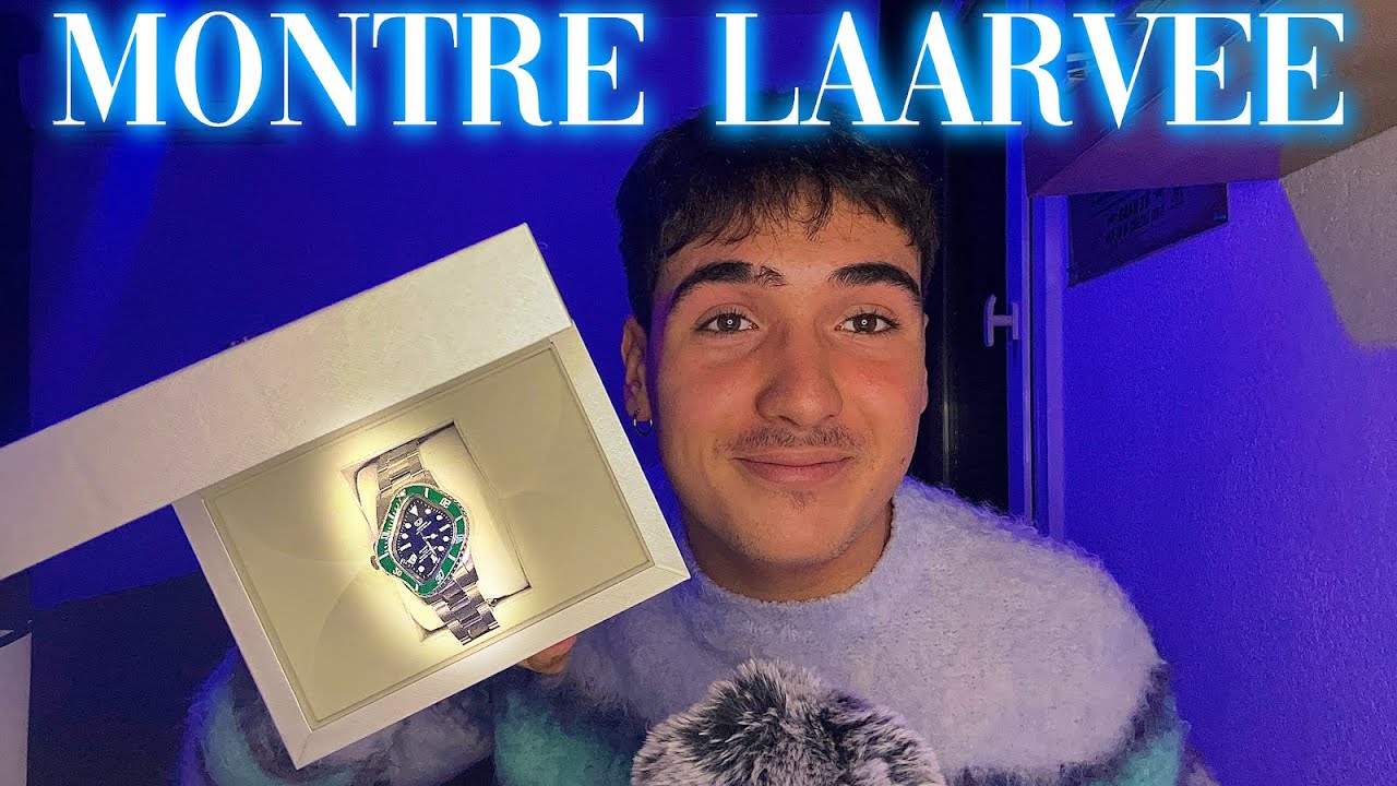 ASMR PRÉSENTATION DE LA MONTRE LAARVEE (petit bijoux)