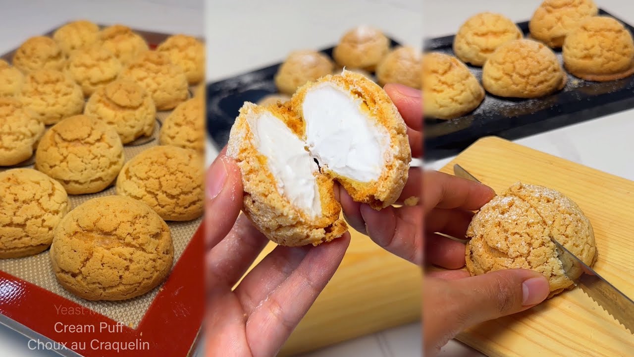 CREAM PUFF (CHOUX AU CRAQUELIN) Recipe