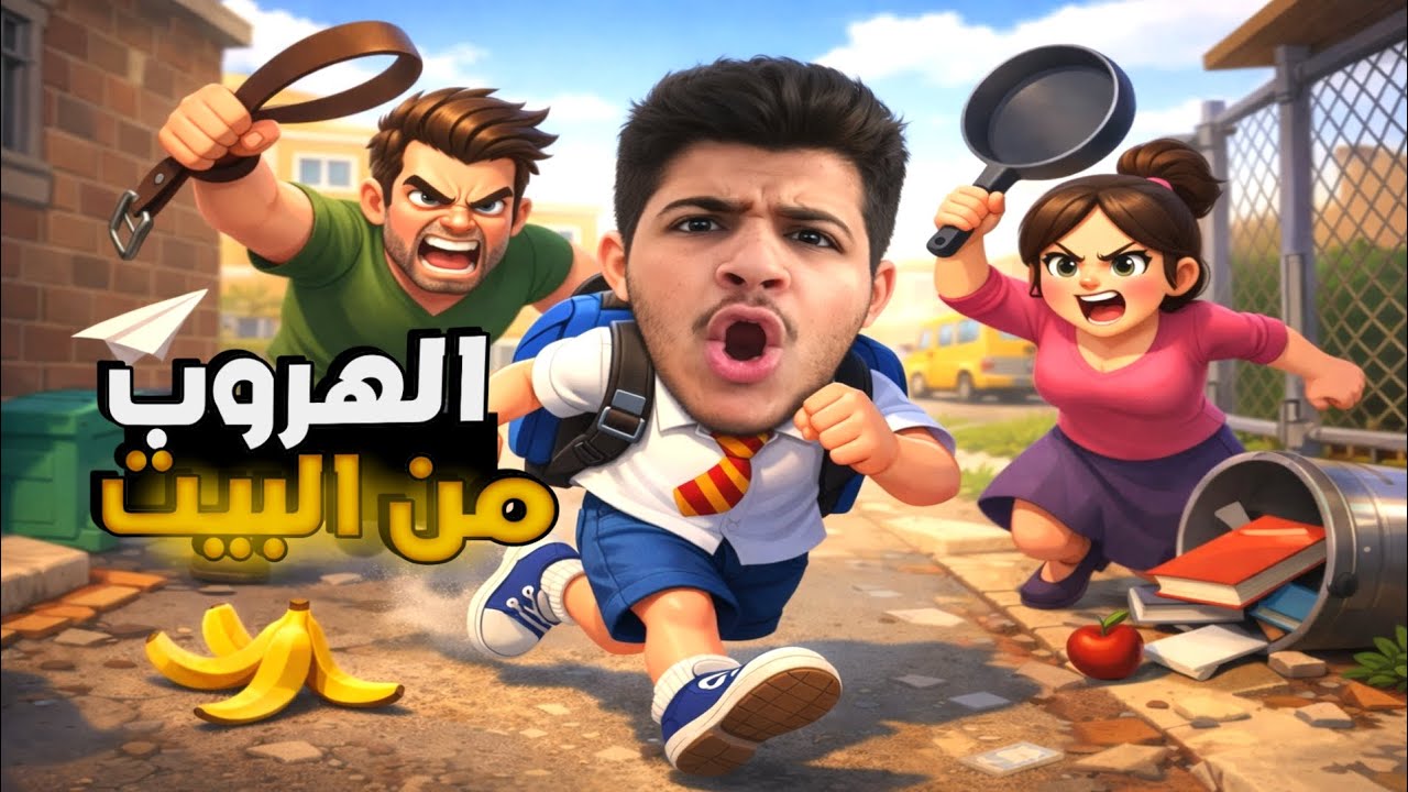 الهروب من امي وابوي العصبيين