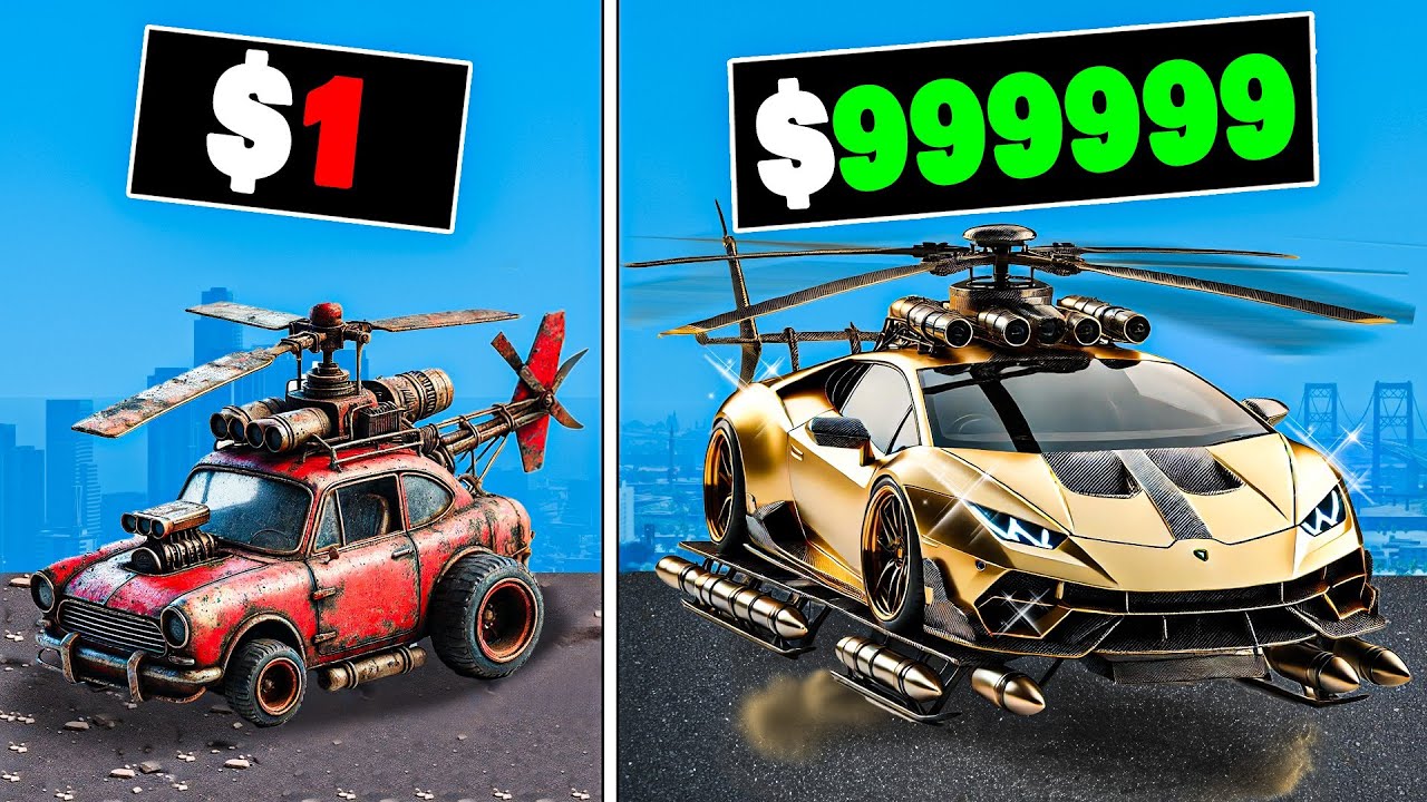 Вертолет-кар от 1 до 1 000 000 долларов в GTA 5