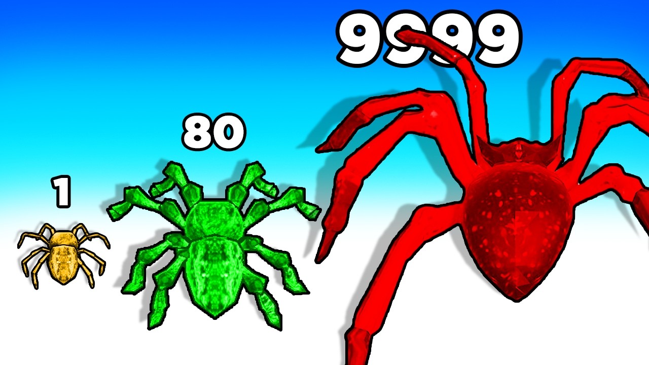 МАКСИМАЛЬНЫЙ УРОВЕНЬ ПАУТИН! - Spider Evolution 3D