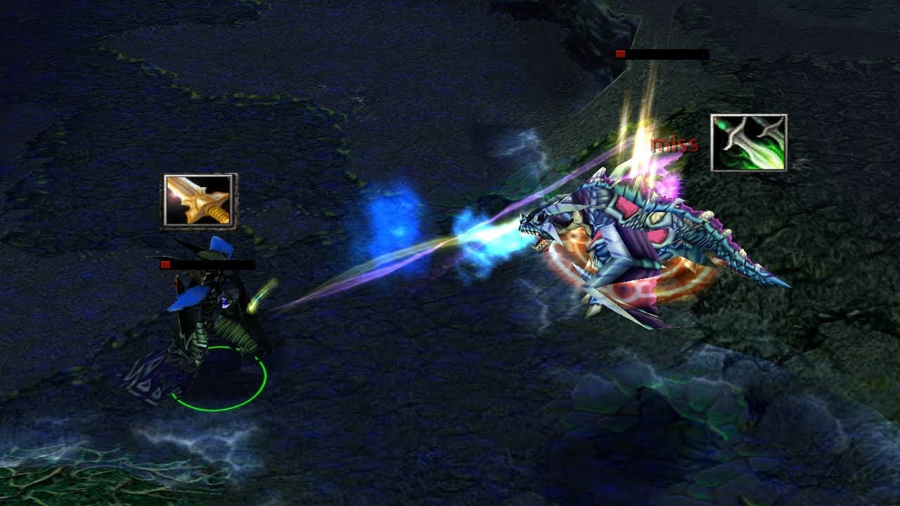 DOTA TEMPLAR ASSASSIN vs DRAGON KNIGHT: Super Hard Game
