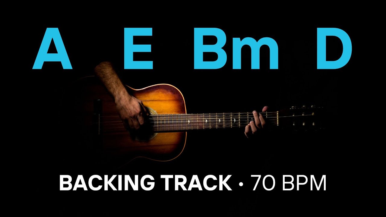 🎧 Modern Synth Pop Backing Track in A Major &ndash; 70BPM | A E Bm D 🎧