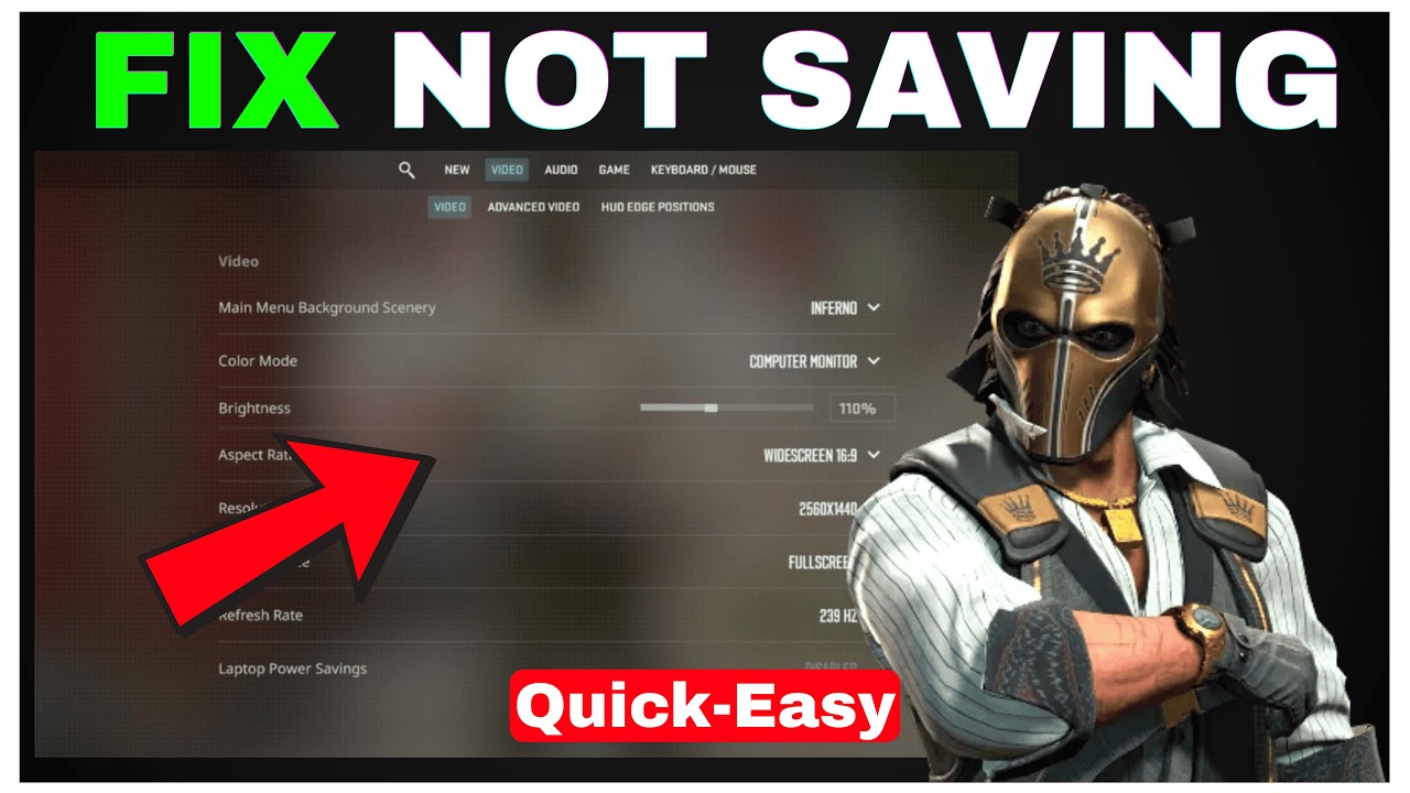 HOW TO FIX SETTINGS NOT SAVING IN CS2 | FIX SETTINGS RESETTING EVERY TIME