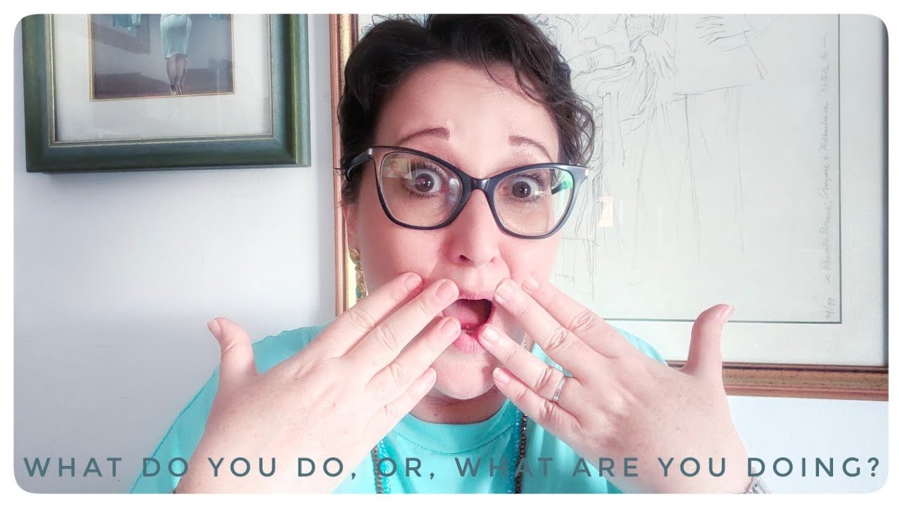 what do you do? or What are you doing?