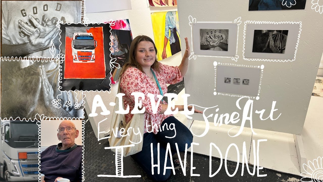 🎨A-LEVEL FINE ART SKETCHBOOK TOUR 🎨- 2 years of my life in an hour 30