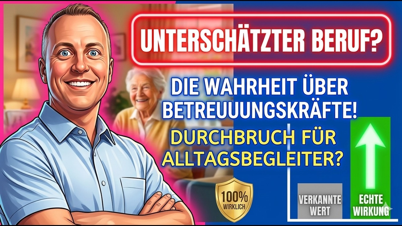 Betreuungskraft / Alltagsbegleiter in der Seniorenbetreuung / ein unterschätzter Beruf
