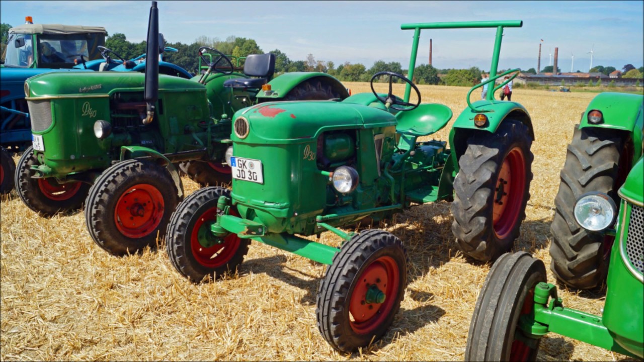 Treckertreff sch&ouml;ne alte Schlepper Oldtimer Traktoren Deutz Fahr Lanz Hanomag Eicher Unimog