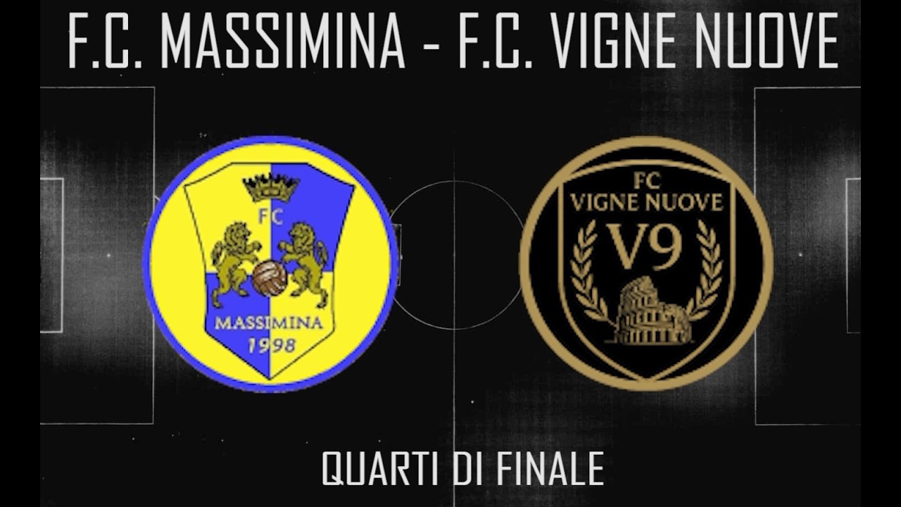 ROMA TORNEI - INVERNALE 25-26 - C8 RN - QUARTI DI FINALE COPPA - FC MASSIMINA - FC VIGNE NUOVE - 9-1