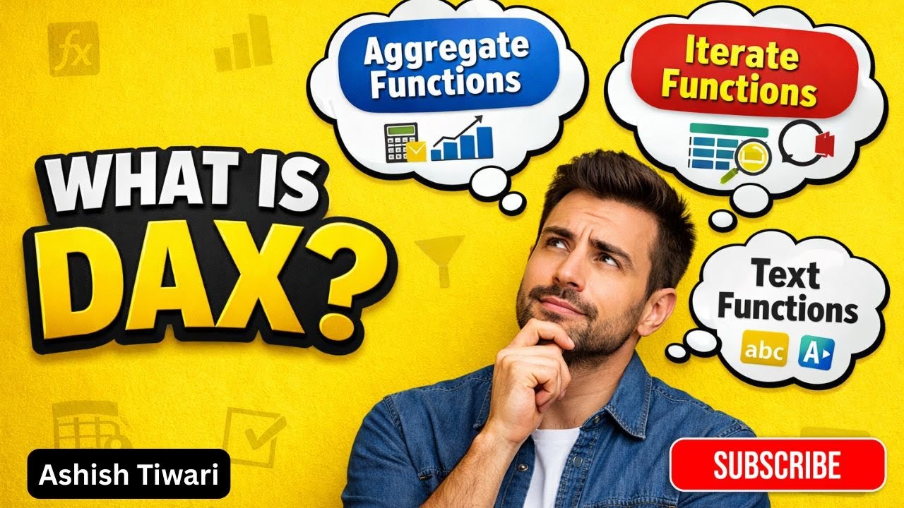 Что такое DAX в Power BI? | Объяснение с нуля | Функции агрегирования, фильтрации и итерации | Ча...