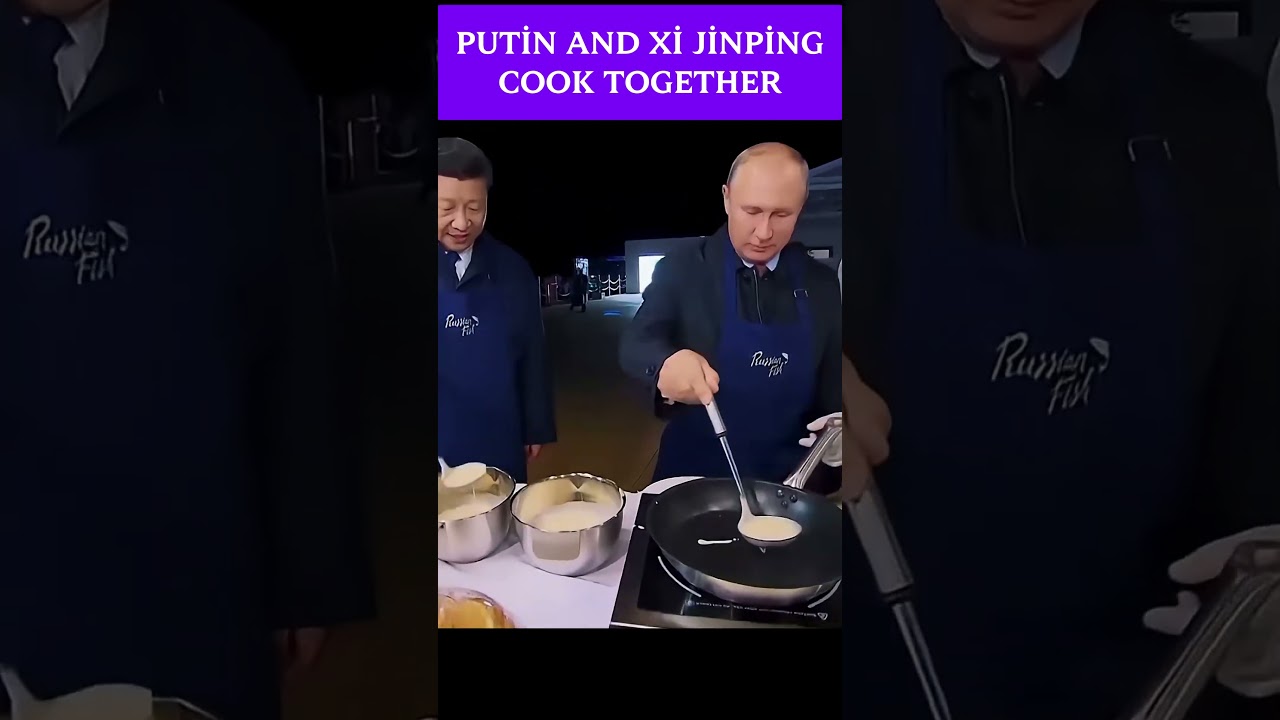 This Feels Unreal&hellip; Putin & Xi Jinping Cooking Together 😳 #putin #shorts #vladimirputin