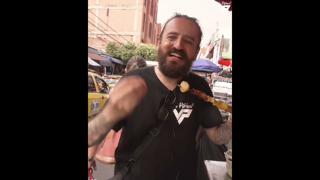 Probando comida callejera en C&uacute;cuta ,&iquest;chuzos con Mariajuana?