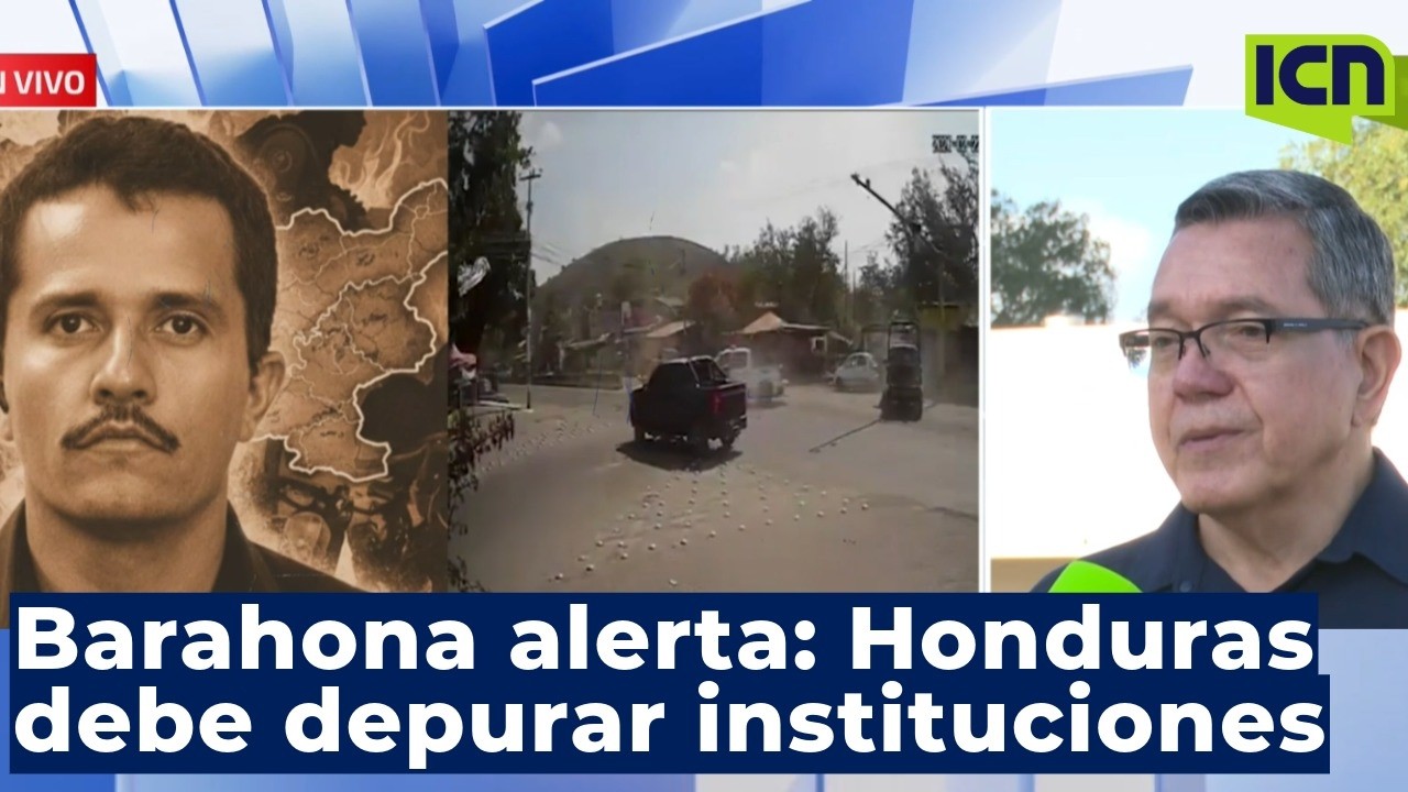 “México es una lección para Honduras”: Isaías Barahona advierte riesgo criminal