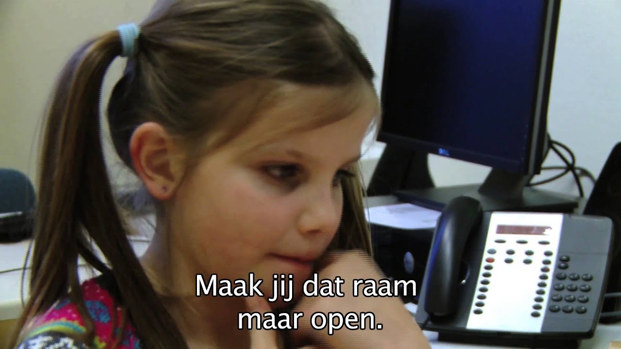 Sarah krijgt een taaltest