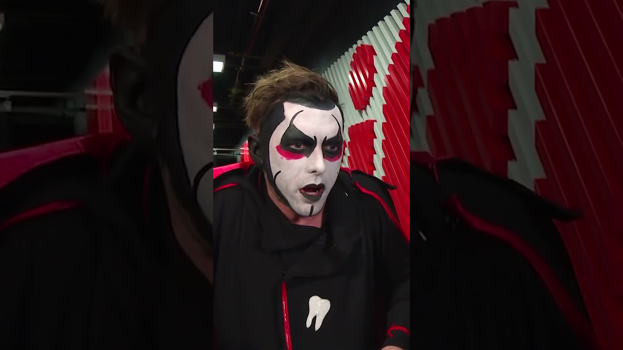 Danhausen threatens The Miz with a curse