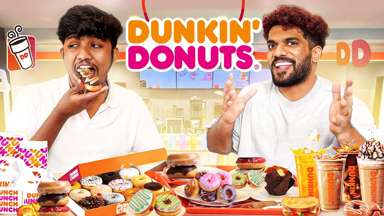 Full Menu Dunkin' Donuts കഴിച്ചാൽ 10,000 രൂപ