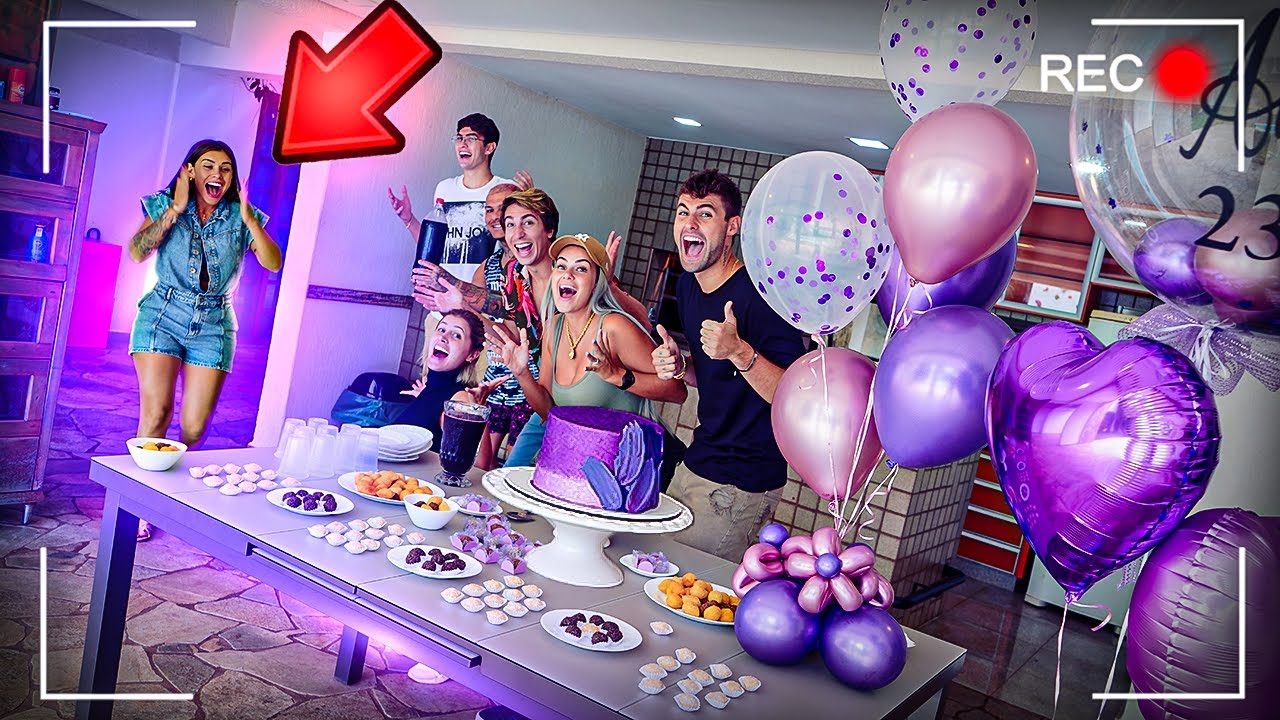 FIZ UMA FESTA SURPRESA PARA MINHA AMIGA E OLHA O QUE ELA FEZ!! ( FESTA PARA ANA ) [ REZENDE EVIL ]