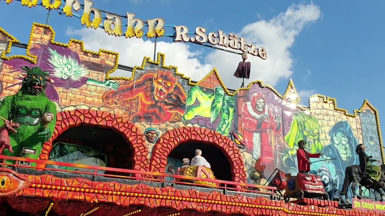 Die gro&szlig;e Geisterbahn - R. Sch&uuml;tze (Onride) | Rheinkirmes D&uuml;sseldorf 2025