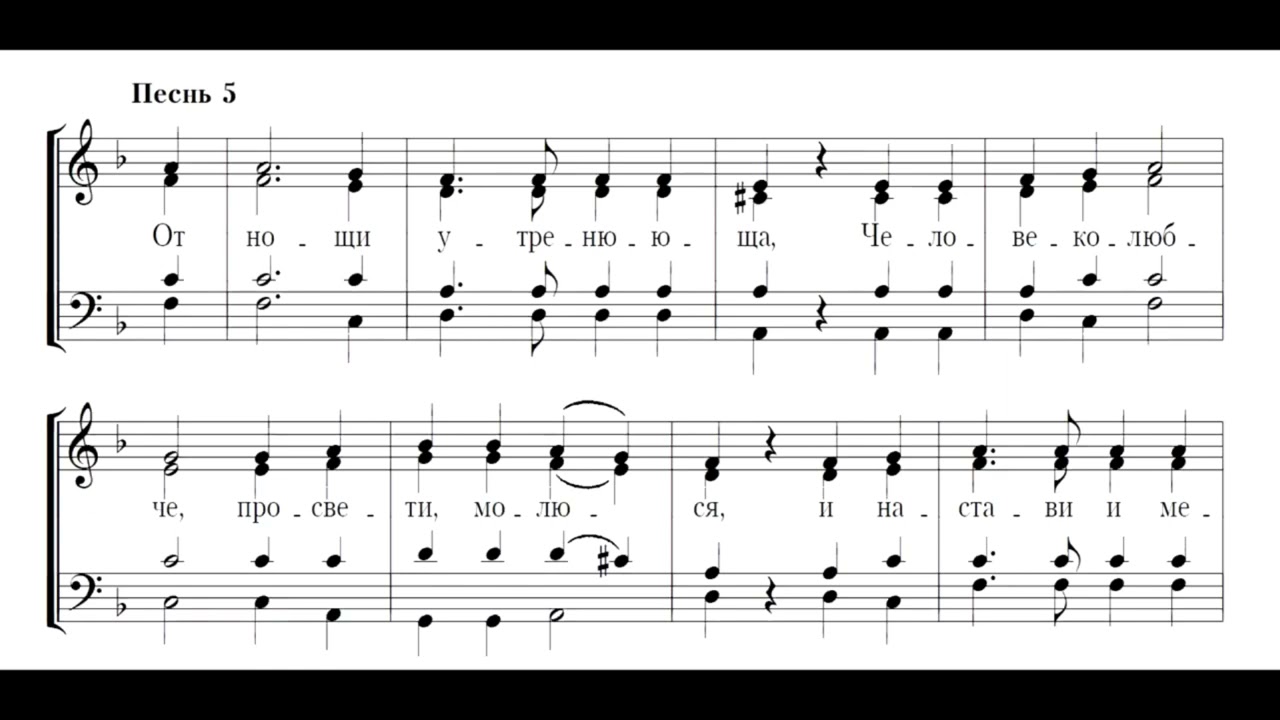 Помощник и Покровитель. Ирмосы Великого канона. Бортнянский.