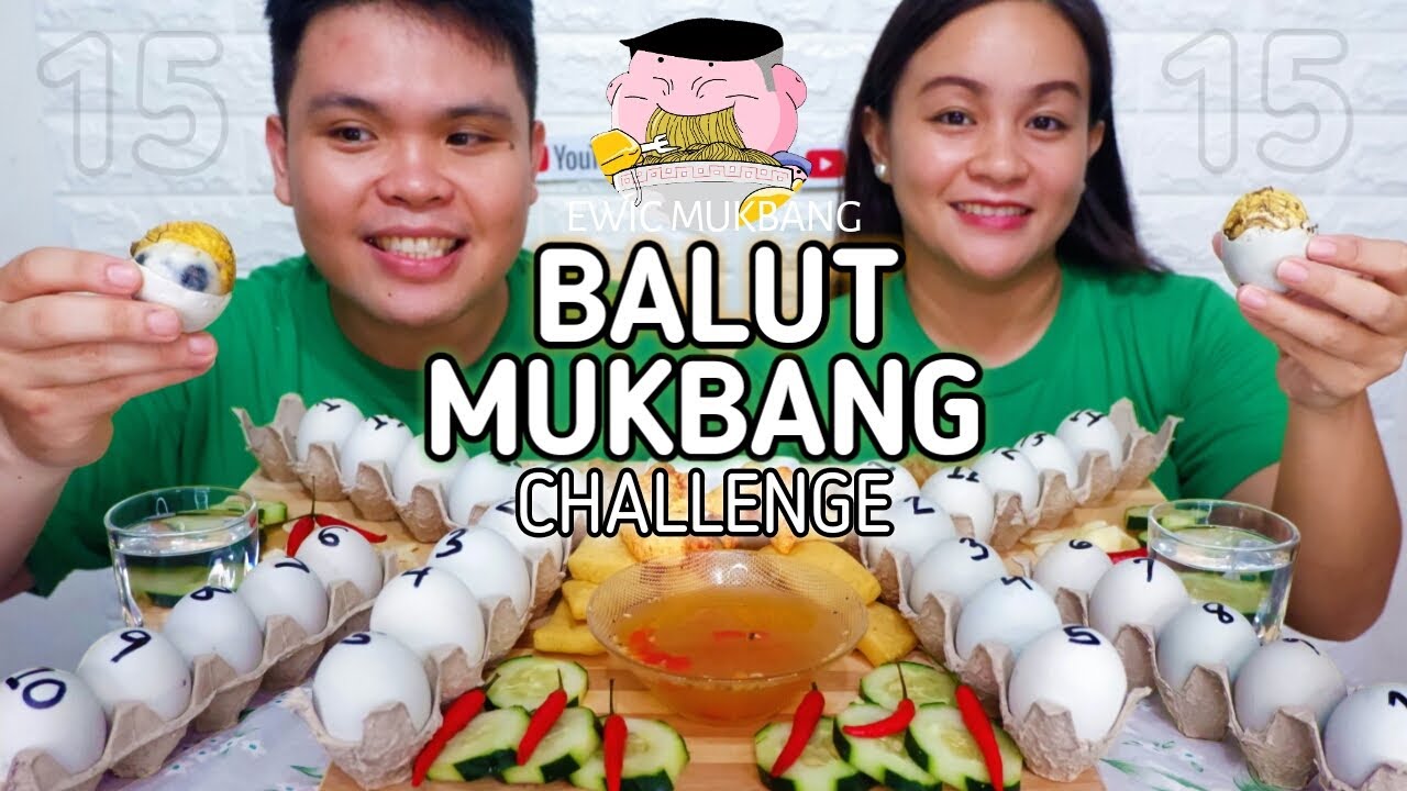 Balut Mukbang Challenge 15 VS 15 / Filipino Food Mukbang / Putok Batok Food / Mukbang Philippines