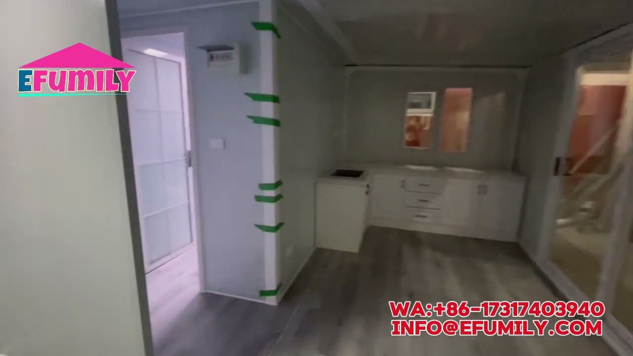 Expandable container homes 40ft 3bedrooms walkin inspect | Efumily modular house
