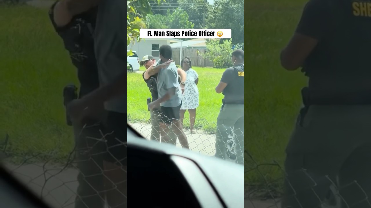 FL man slaps sheriff deputy #fyp #fypviral #foryoupage #police
