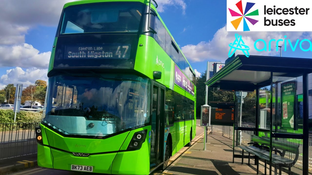FULL ROUTE JOURNEY - Arriva Midlands Route 47 - Leicester to South Wigston l 8017 BK73 AEL