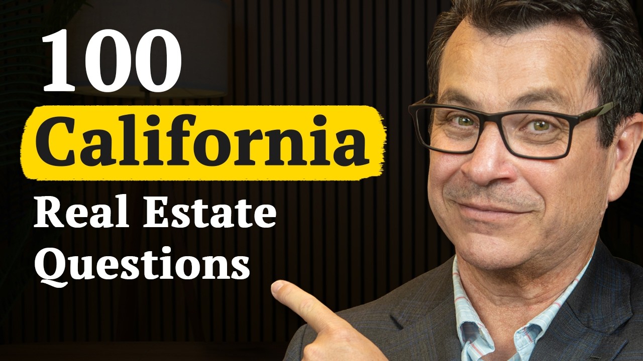 100 California Real Estate Exam Questions (1-50, Part 1)