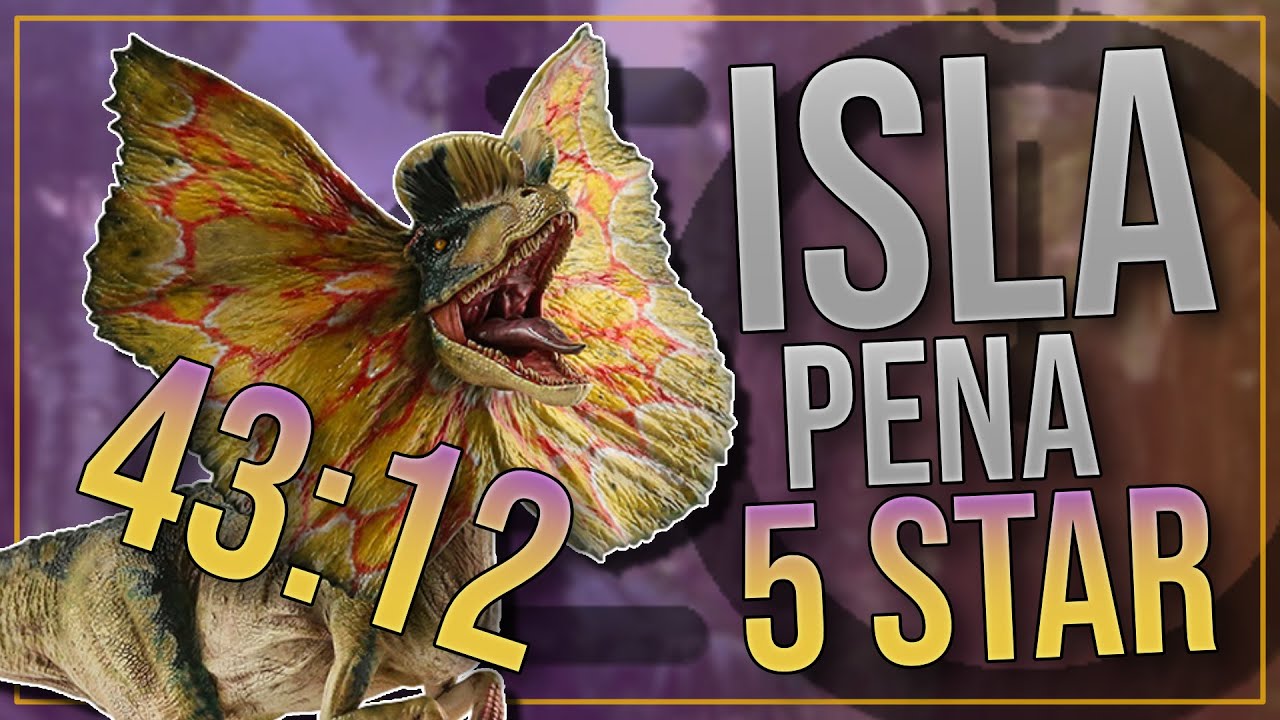 Jurassic World Evolution: Speedrun - Isla Pena 5 Star Easy DLC