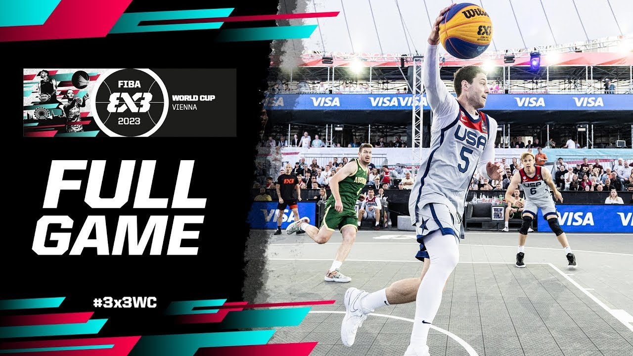USA 🇺🇸 vs Australia 🇦🇺 | Men | Full Game | FIBA 3x3 World Cup 2023 | 3x3 Basketball