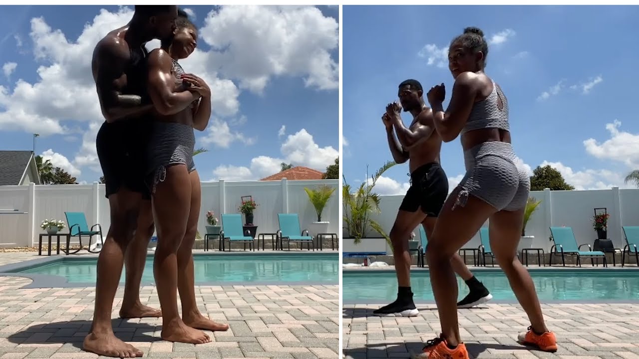 WWE Smackdown Bianca Belair & Montez Ford of Street Prophets Morning Workout | WWE Life