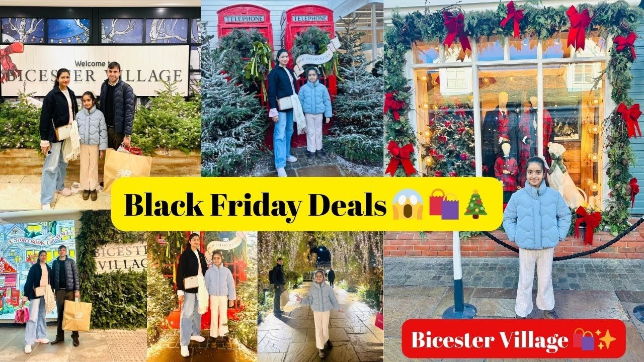 Bicester Village Black Friday Deals 😱🛍️ Christmas Shopping Day Trip from London 🎄✨