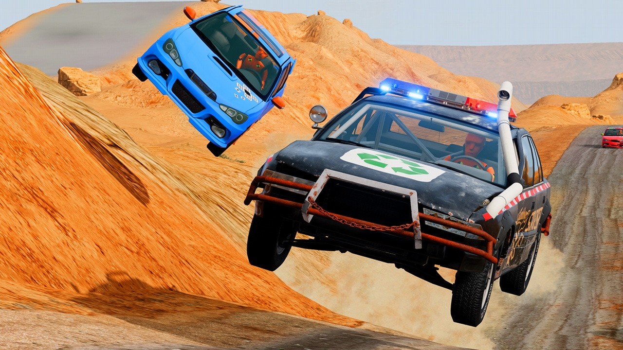 Realistic car crashes  Cars VS Angry Driver Road Rage #13 - BeamNG Drive Nation