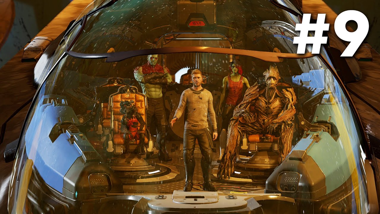 MARVEL'S GUARDIANS OF THE GALAXY Gameplay Walkthrough Part 9 - CHAPTER 9 - DESPERATE TIMES