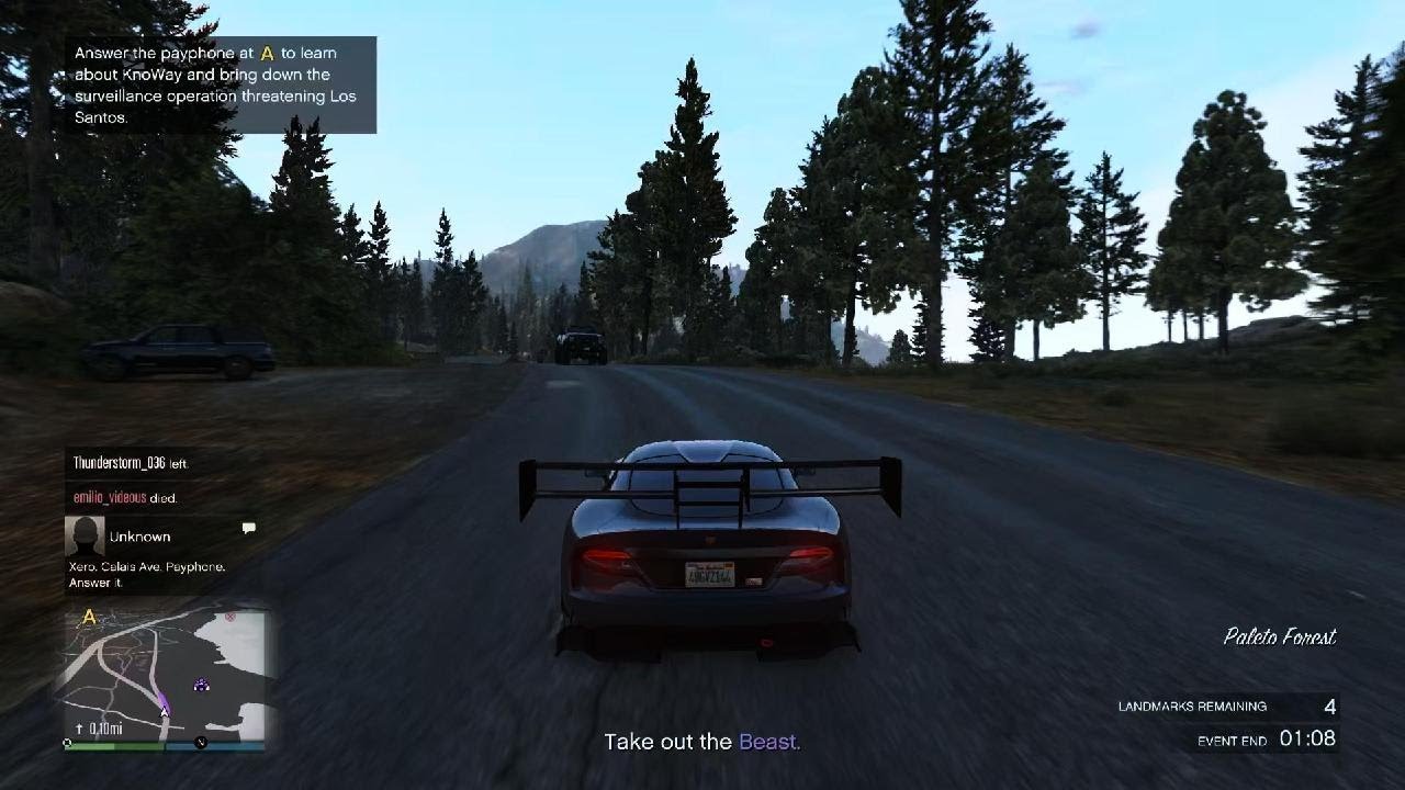 Grand Theft Auto V car disappeared