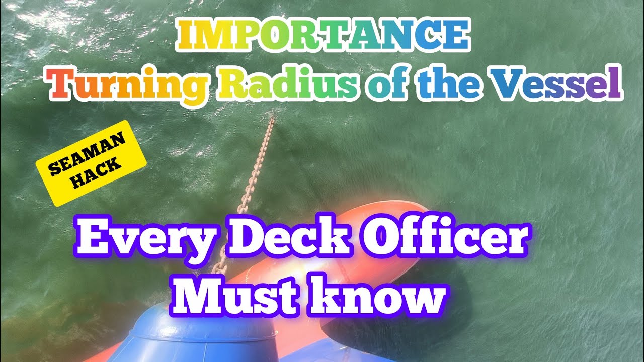 Finally, I understand the importance of Turning Radius when the vessel is at anchor [EP230]