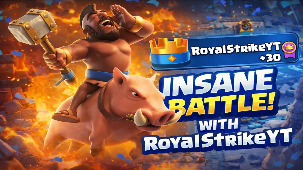 This Hog Rider Destroyed Everything! 🐗🔥 | Clash Royale