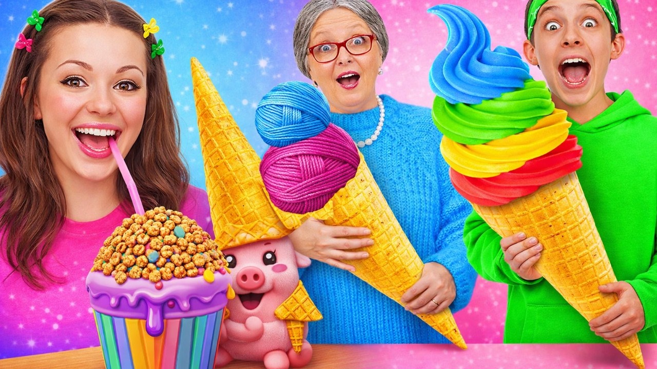 Me vs Grandma Cooking Challenge! 👵 | 123 GO! Genius
