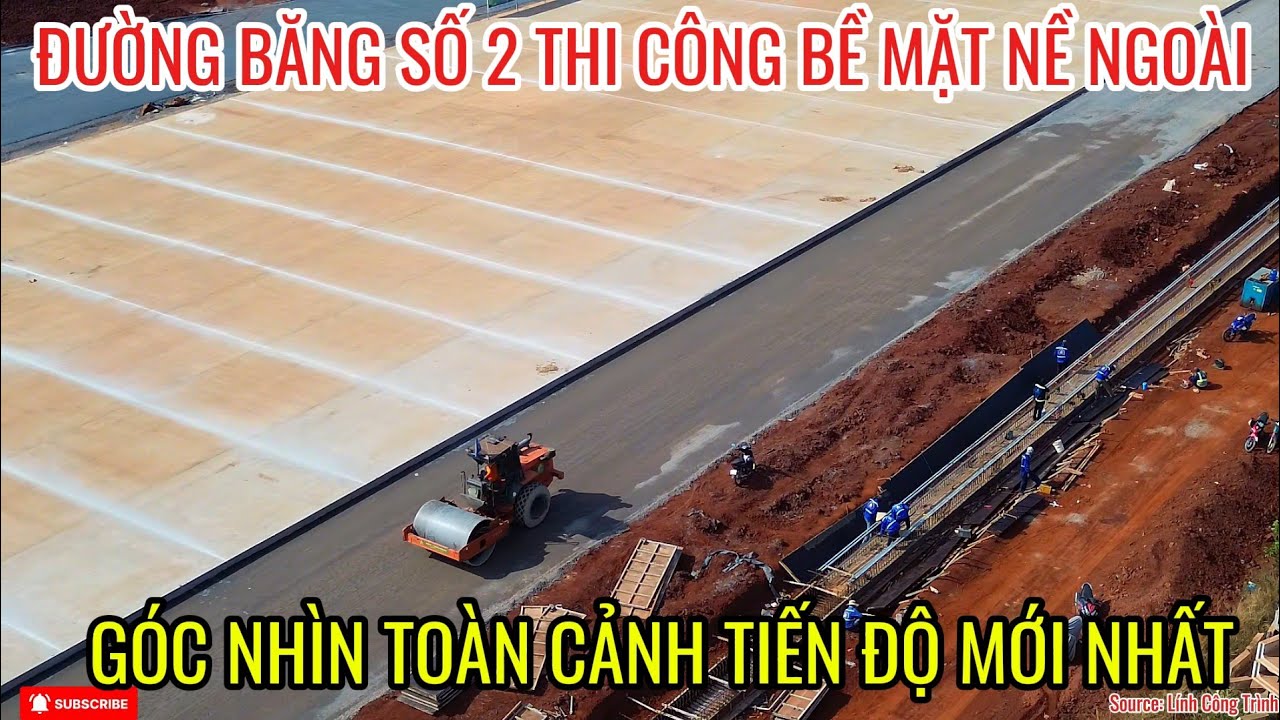 ĐƯỜNG BĂNG SỐ 2 THI CÔNG KẾT CẤU PHẦN NỀ ĐƯỜNG BĂNG-GÓC NHÌN TIẾN ĐỘ TOÀN CẢNH TOÀN TUYẾN MỚI NHẤT