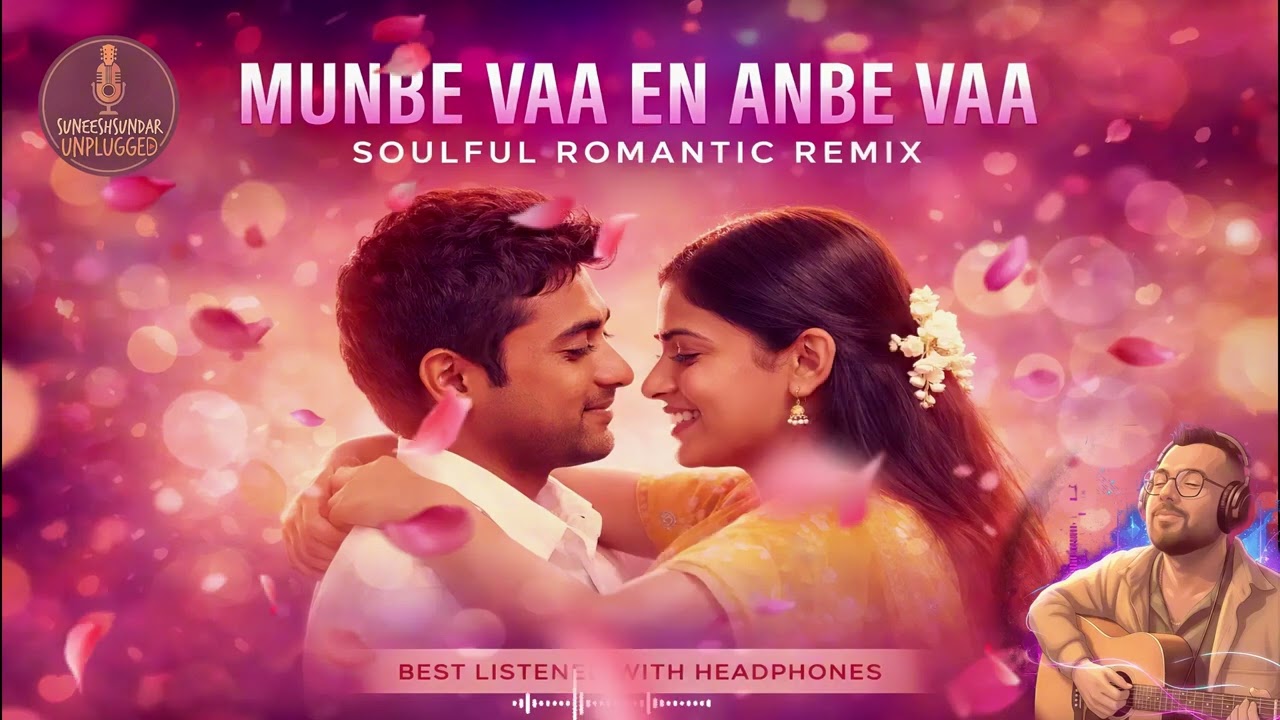 Munbe Vaa En Anbe Vaa | Soulful Romantic Remix | Sillunu Oru Kadhal | Suneesh Sundar