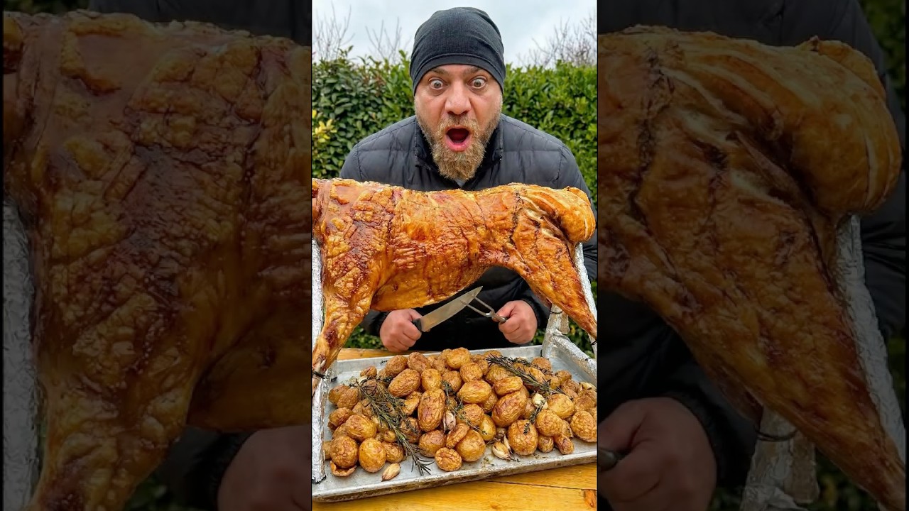 Crispy Oven Slow Roasted Lamb | Juicy & Tender #food #cooking #bbq