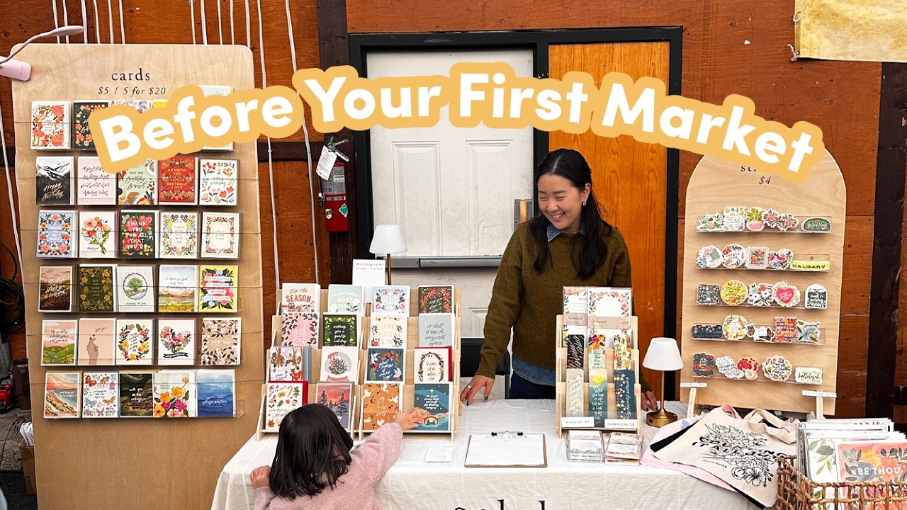 I Wish I Knew This Before Selling At My First Market... Sharing My Small Business Tips + Experience!
