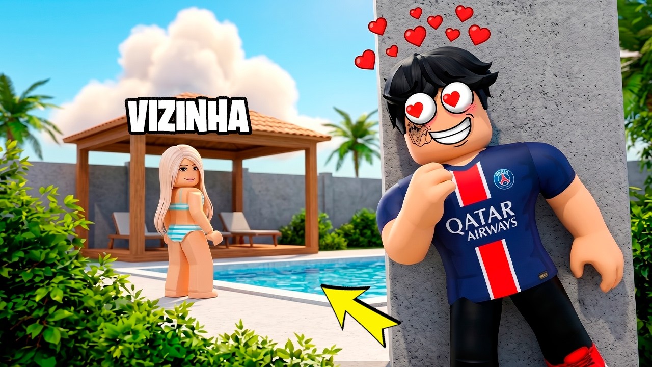 ME APAIXONEI PELA MINHA NOVA VIZINHA! 😍🏡 Roblox RP