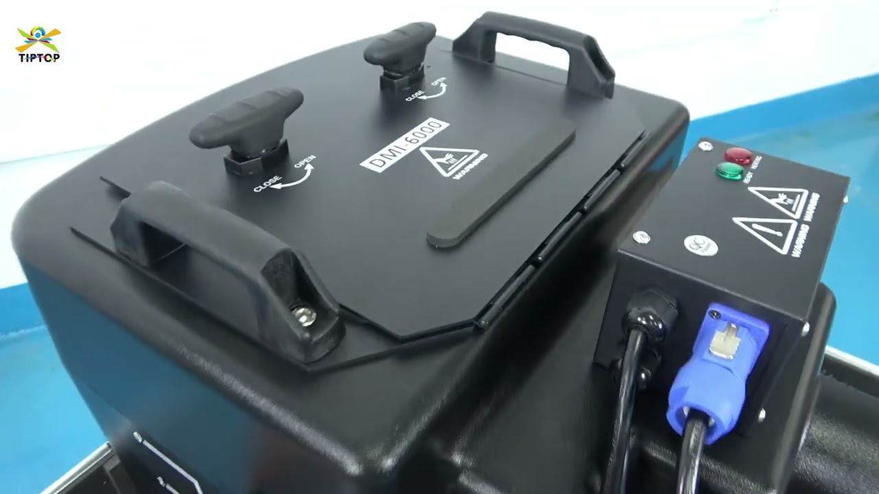 TIPTOP 6000W High Power Dry Ice Fog Machine Flight Case Packing Manual Control CO2 Fog Jet TP-T67