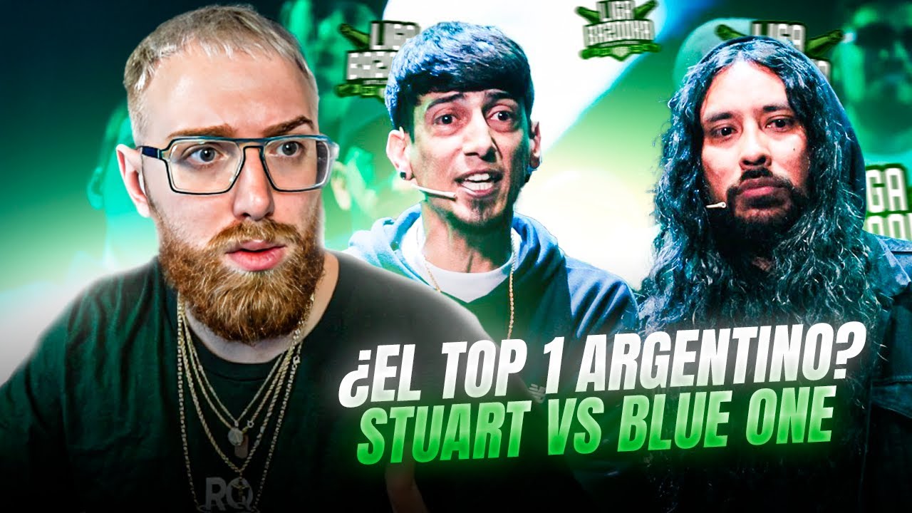 ¡GOLPE ENCIMA DE LA MESA DE STUART EN EL PANORAMA DE LAS ESCRITAS! | BLUE ONE VS STUART LIGA BAZOOKA