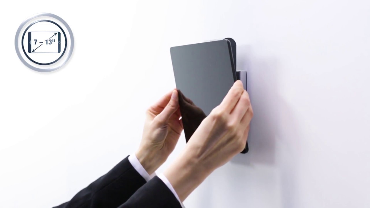 TABLET HOLDER WALL - for a flat wall mounting (EN) | DURABLE